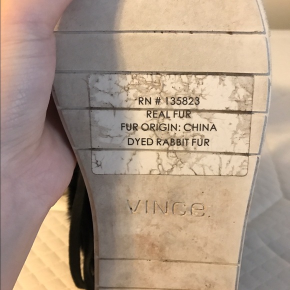 Vince Fur Sneakers - Picture 4 of 7